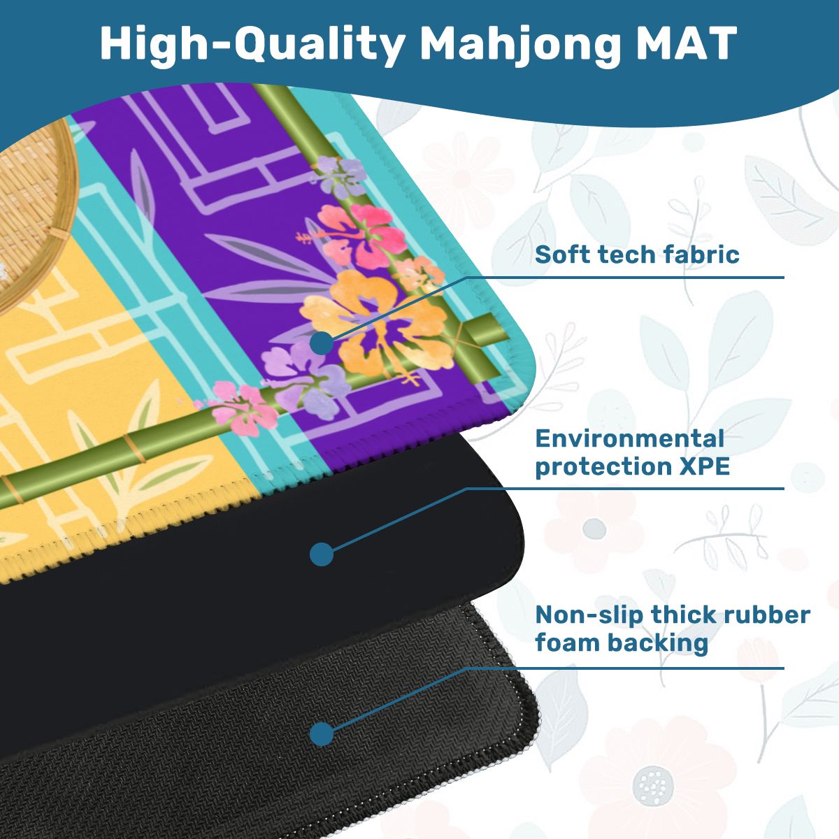 Flairing With Aloha Hawaii Mahjong Mat