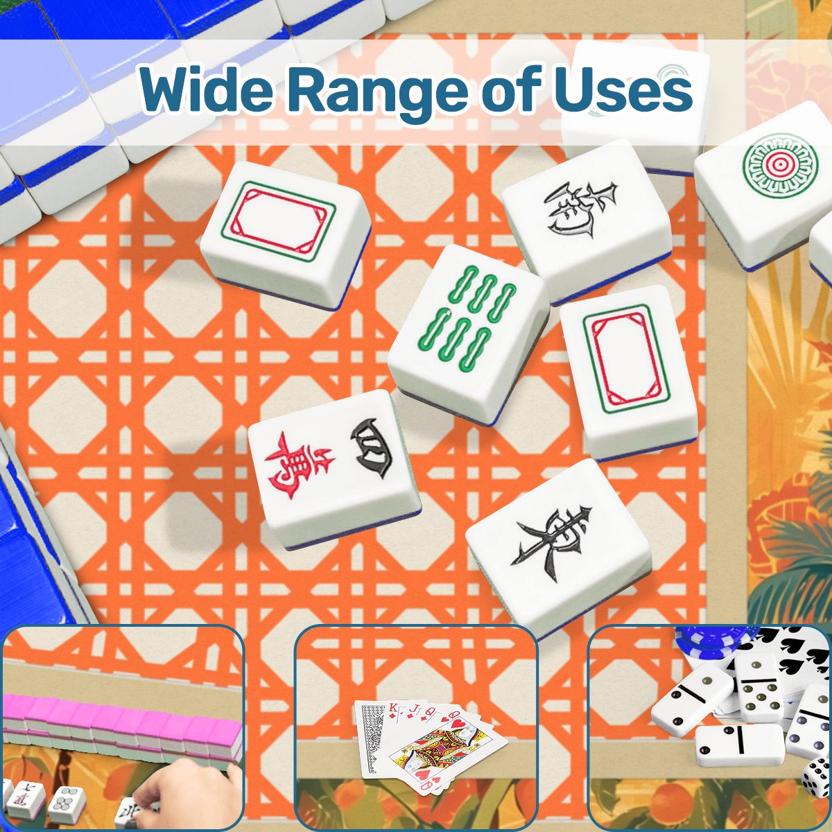 Cane Paradise Mahjong Mat