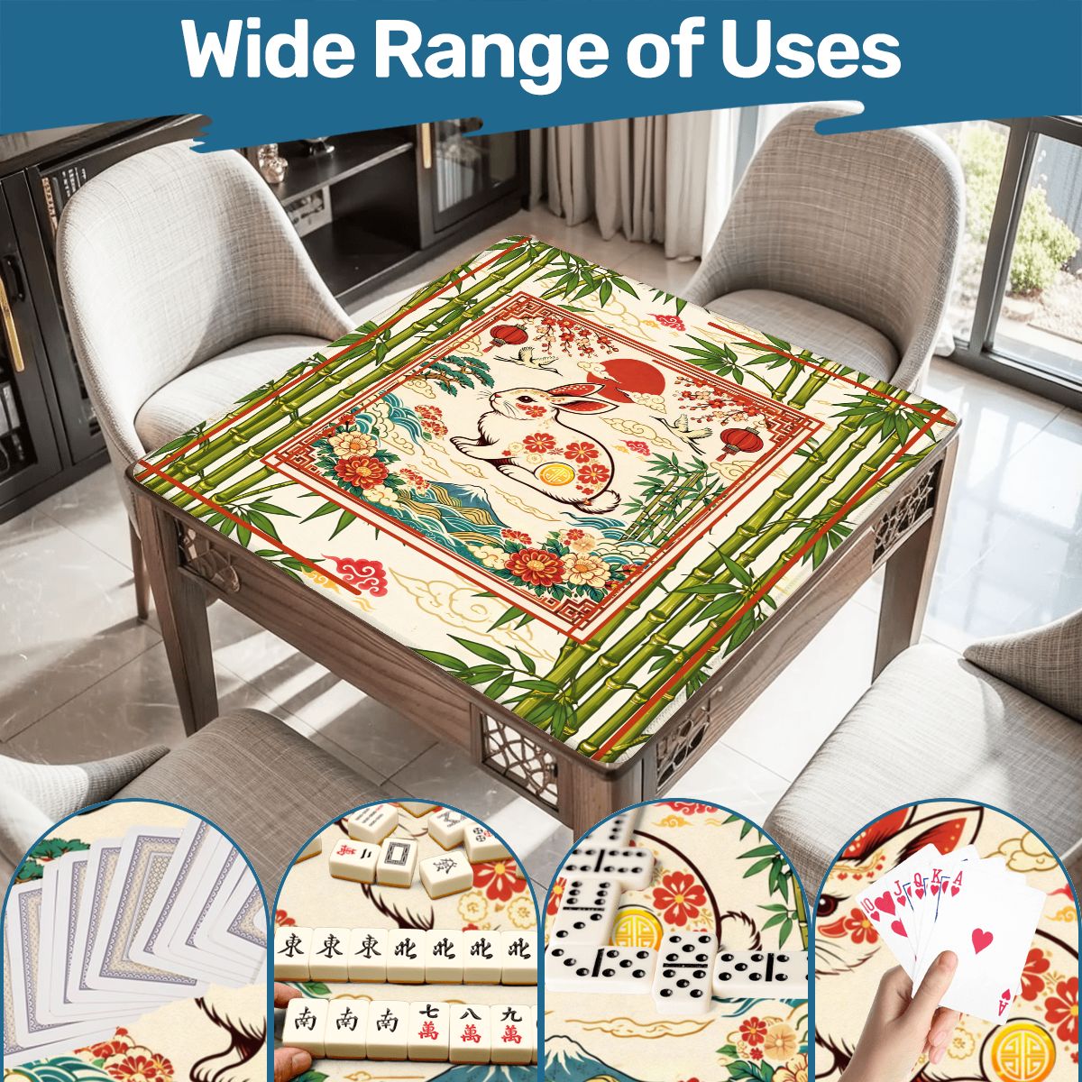 Year Of The Rabbit Mahjong Mat