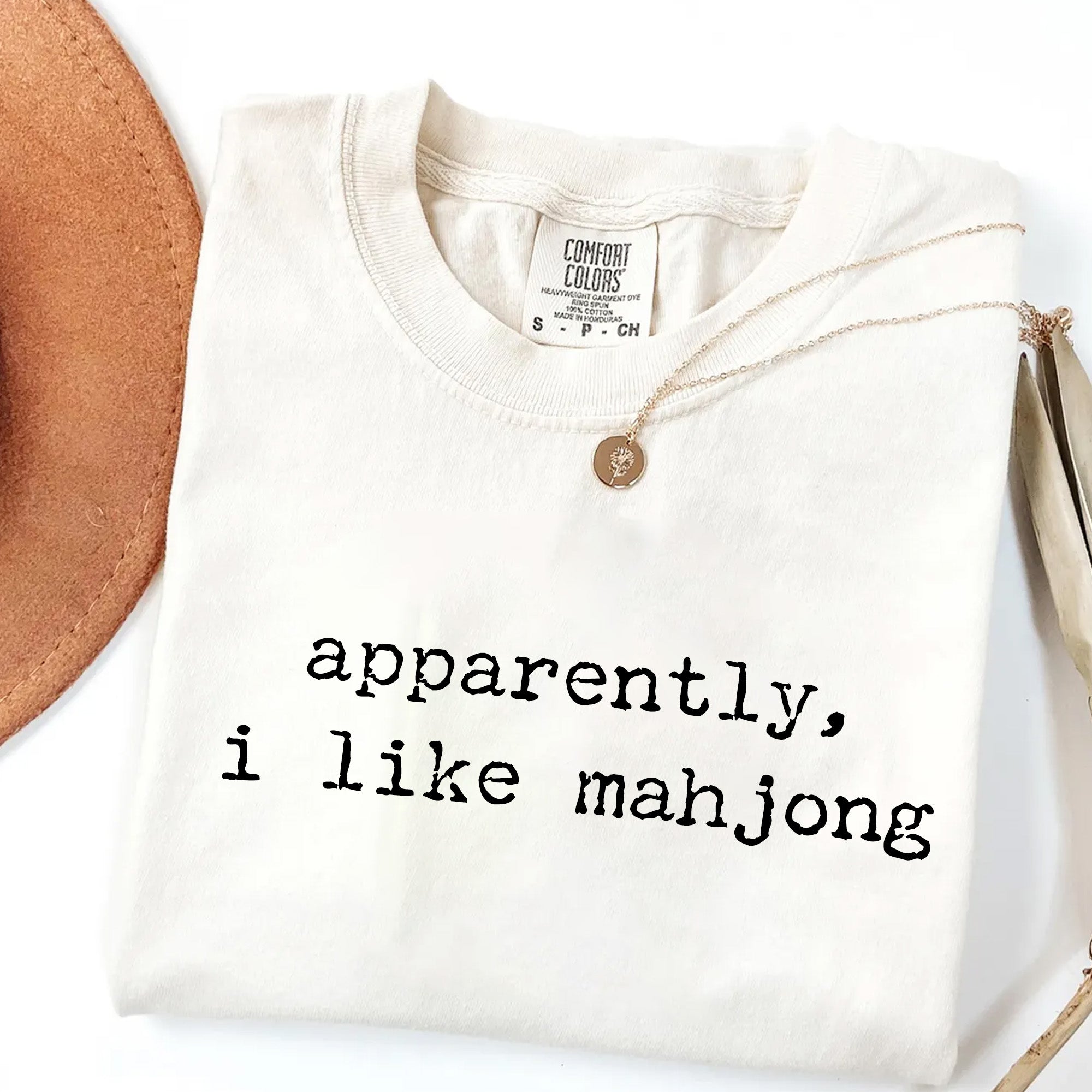 Apparently I Like Mahjong - Funny Game Night T-Shirt