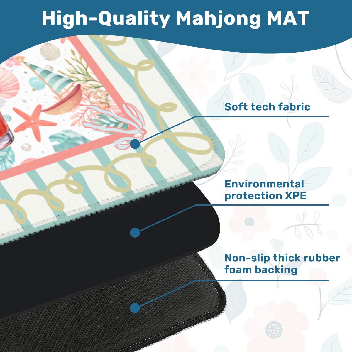 The Charleston Darling Blood Mary Mahjong Mat