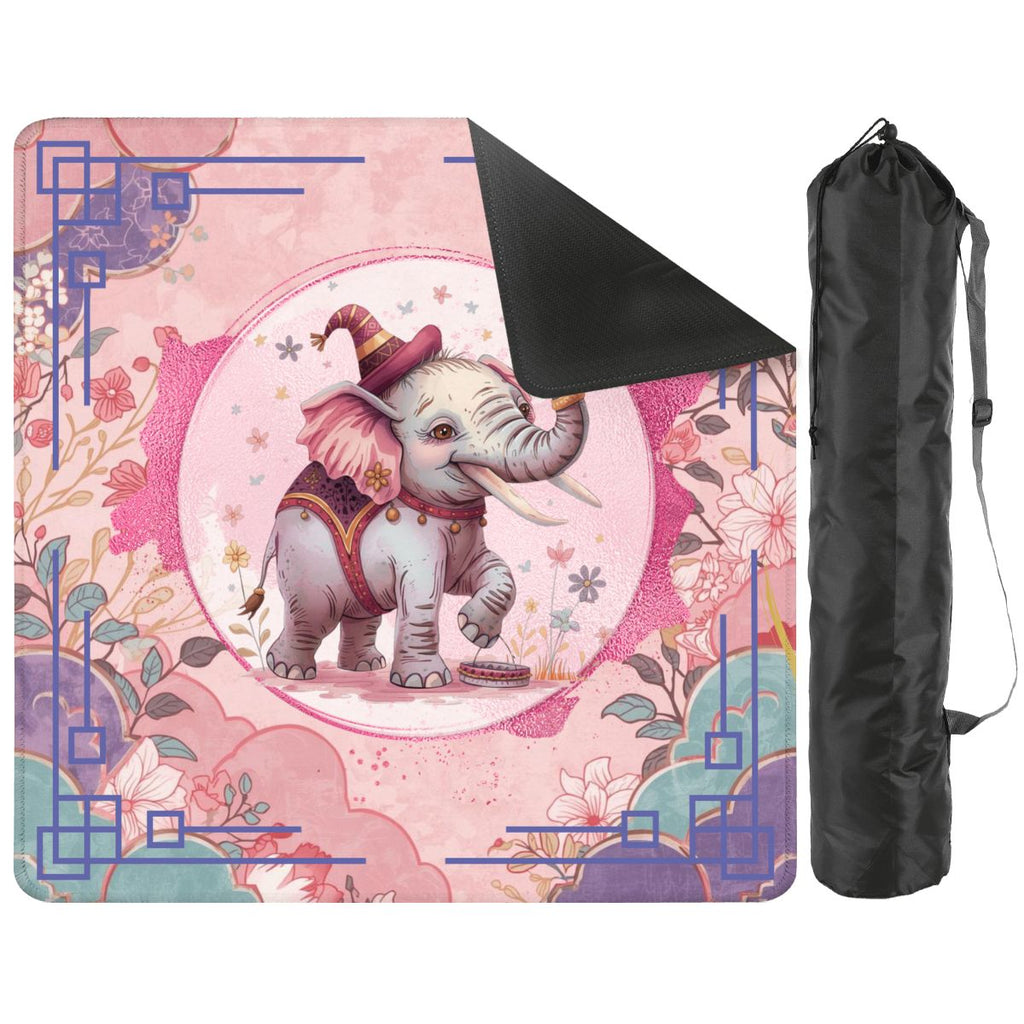 Tilley Tusk Magical Asian Garden Elephant Mahjong Mat