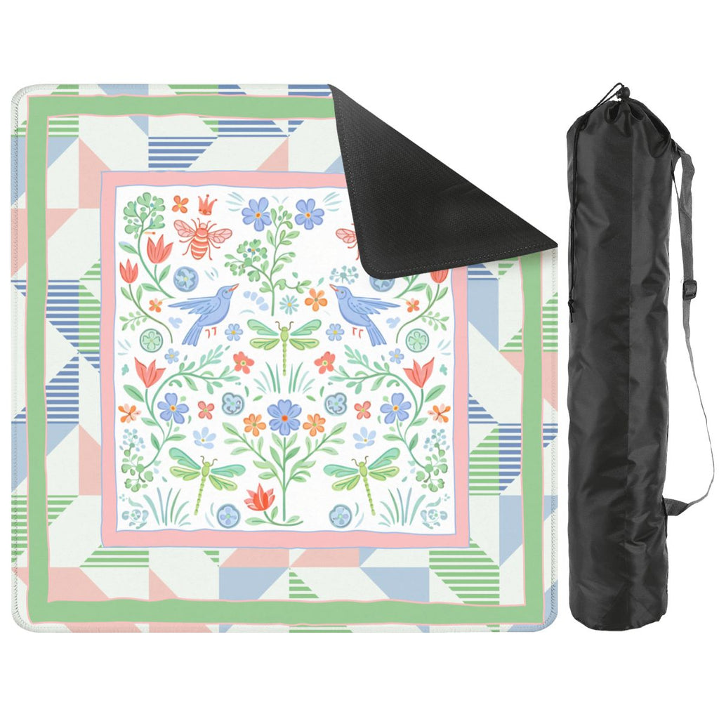 Garden Of Eden Floral Mini Mahjong Mat
