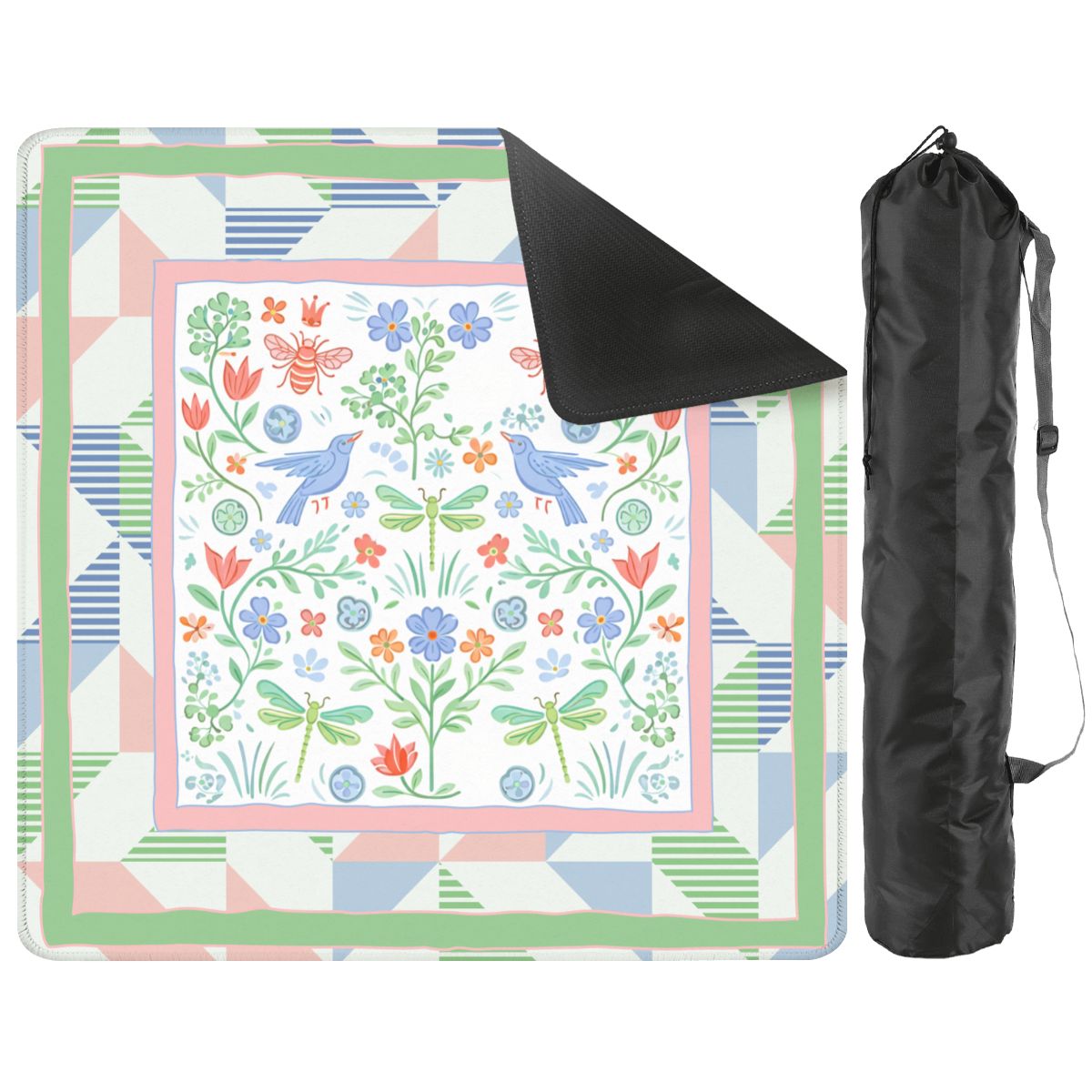 Garden Of Eden Floral Mini Mahjong Mat