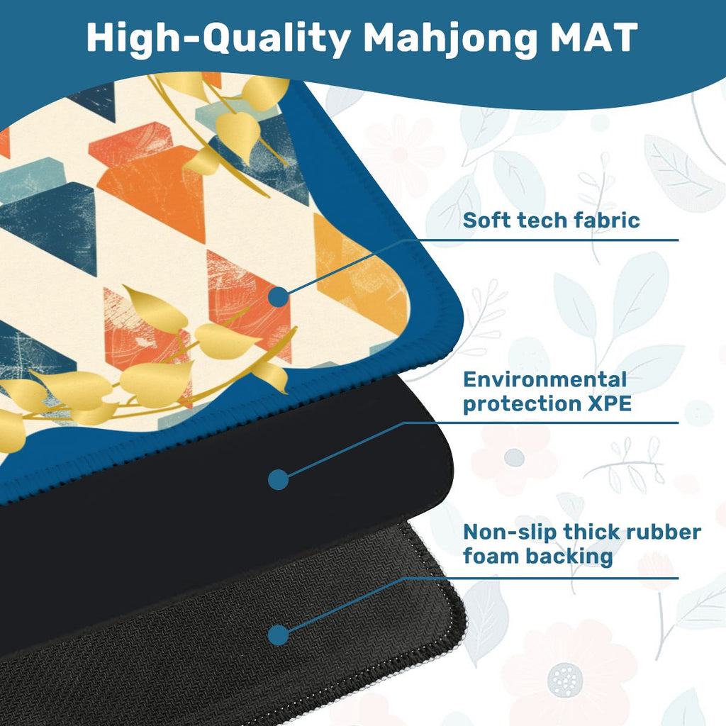 MODERN MAZAL Jewish Mahjong Mat
