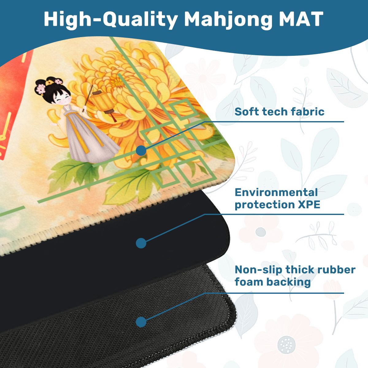 FOUR SEASONS OF FORTUNE Mahjong Mat