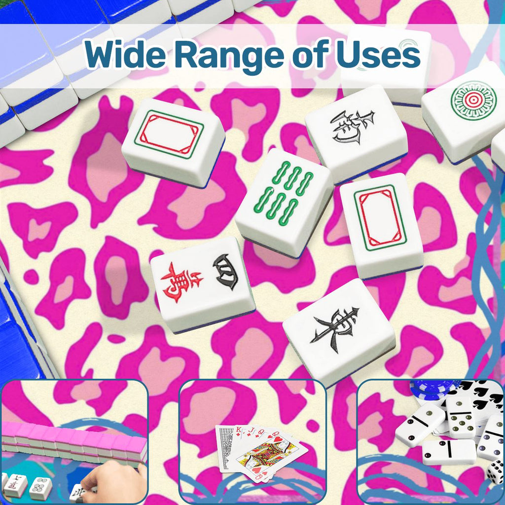 Preppy Pastel Whimsy Garden Club Mahjong Mat