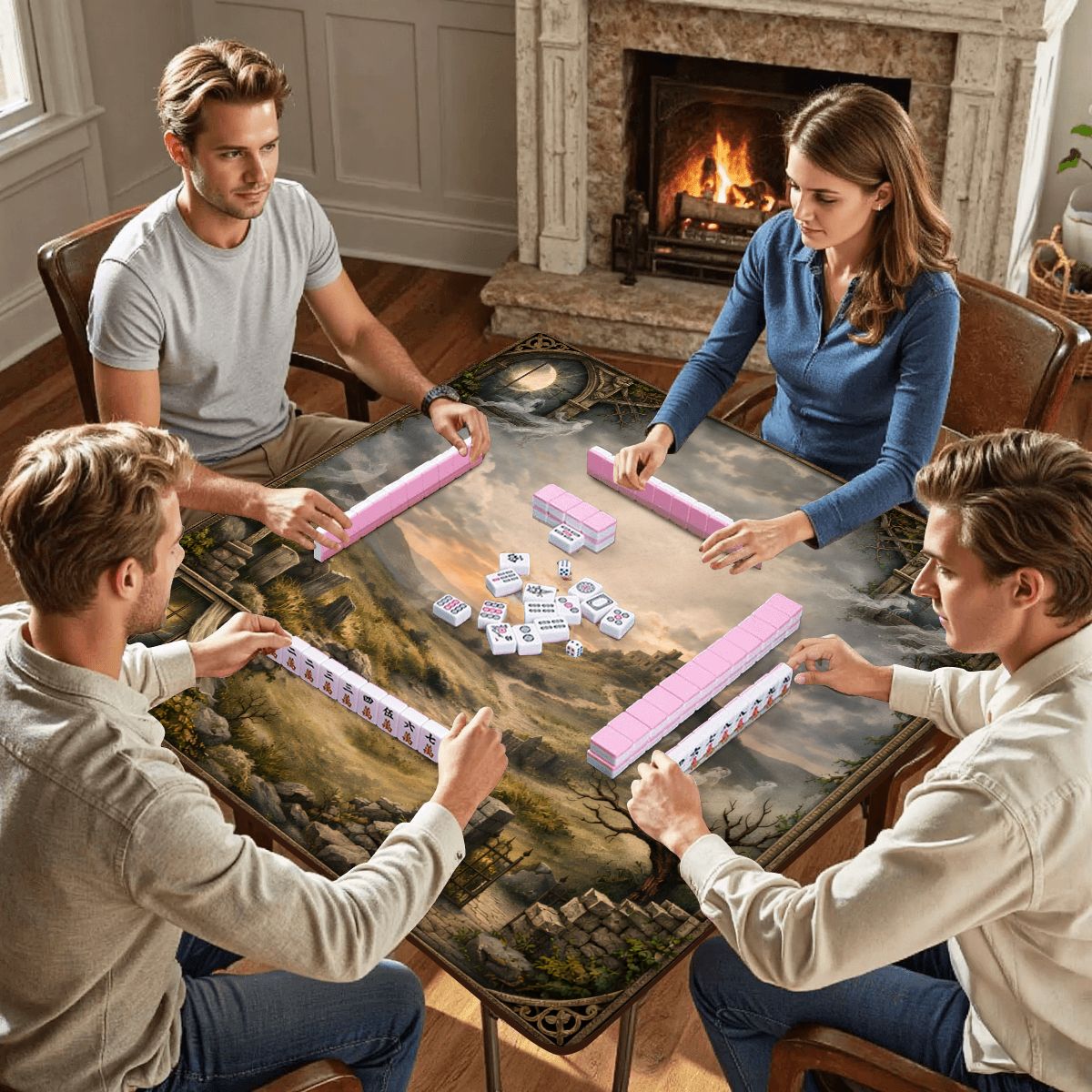 Specters Of The Moors Wuthering Heights Mahjong Mat