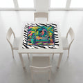 Wild Thang Animal Print Mahjong Mat 33"x33" (Ship Rolled up)
