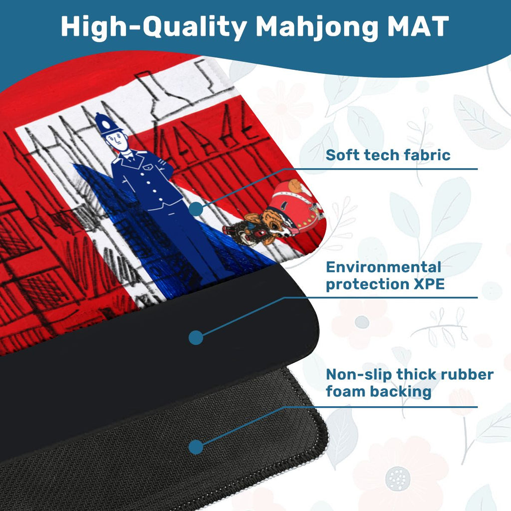London Calling Station To Station Black Cab Mahjong Mat