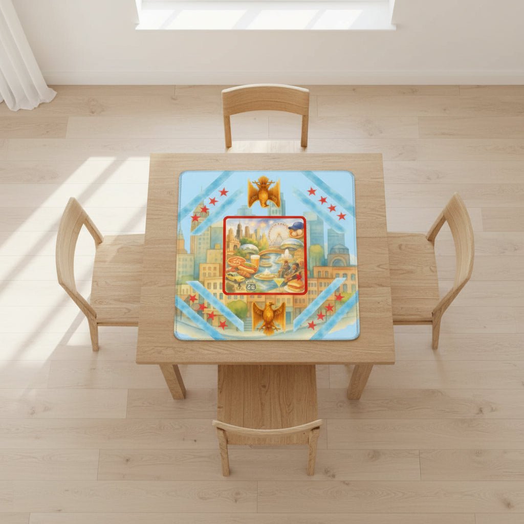 Chicago Illinois Sweet Home Mahjong Mat