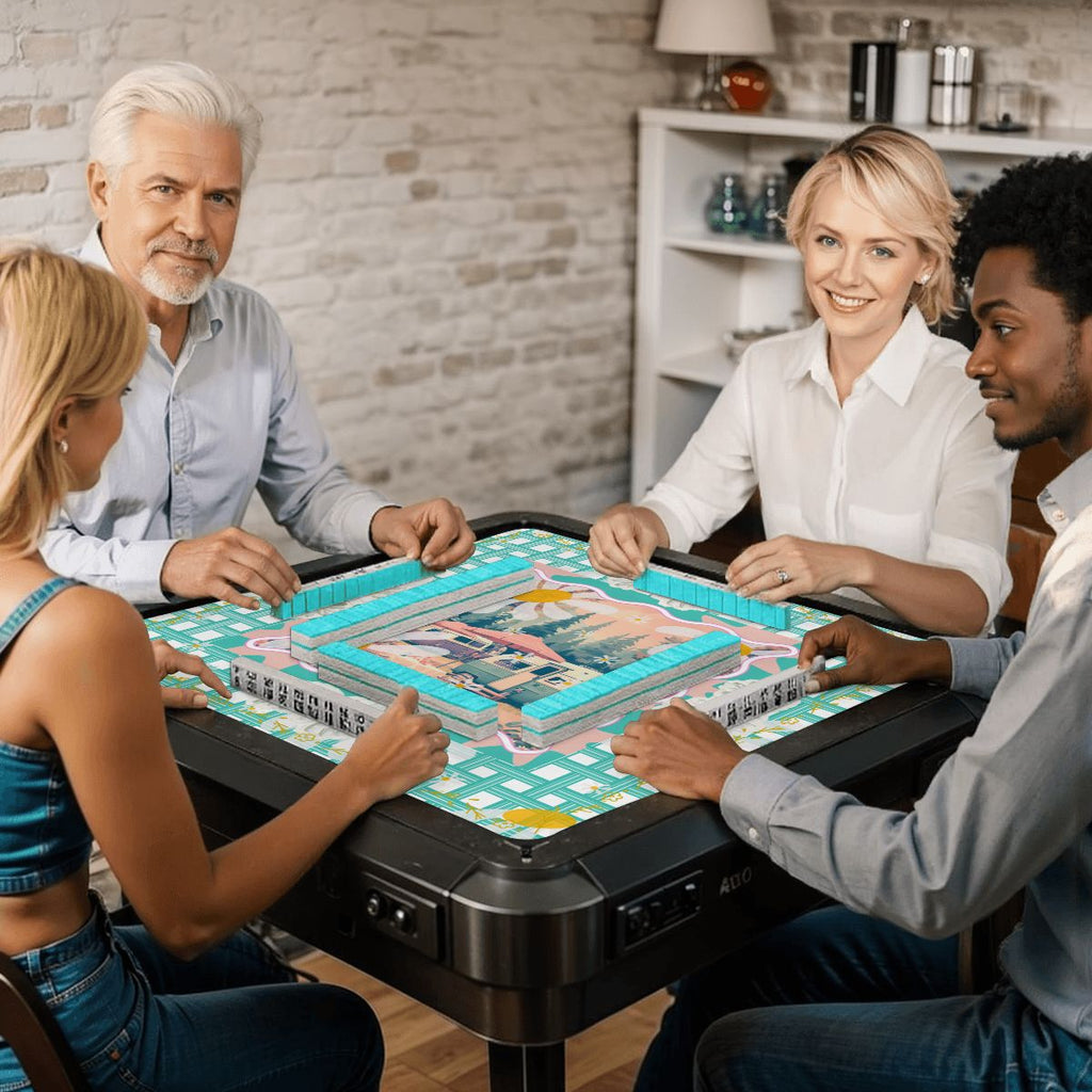 Glamper Boom Yesteryear Daisy Camping, Picnic Mahjong Mat