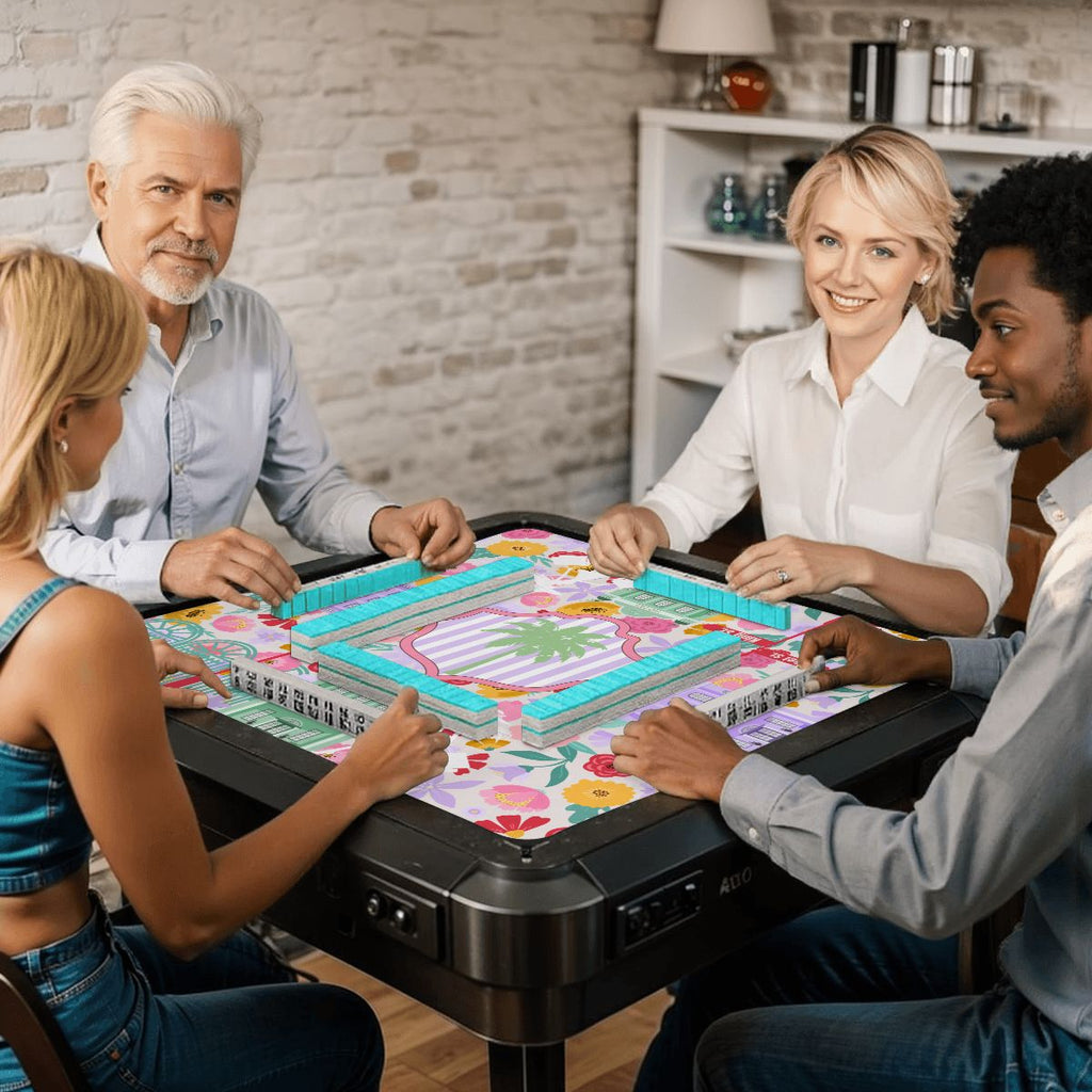 Charleston South Carolina Preppy Pastel Mahjong Mat 33"x33