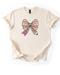 Preppy Bow Teacher Shirt | The Original Teacher-Core Tee™ | Back to School Outfit Must-Have | Girly Classroom Aesthetic Tee