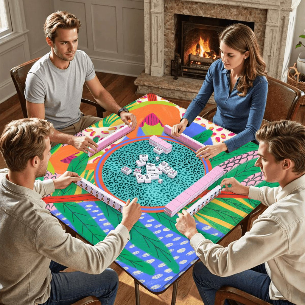 Caribbean Lagoon Mahjong Mat