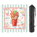 The Charleston Bloody Mary Coastal Scalloped Mahjong Mat