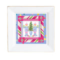 Mahjong Christmas Candy Man Nutcracker Appetizer Dessert Plates