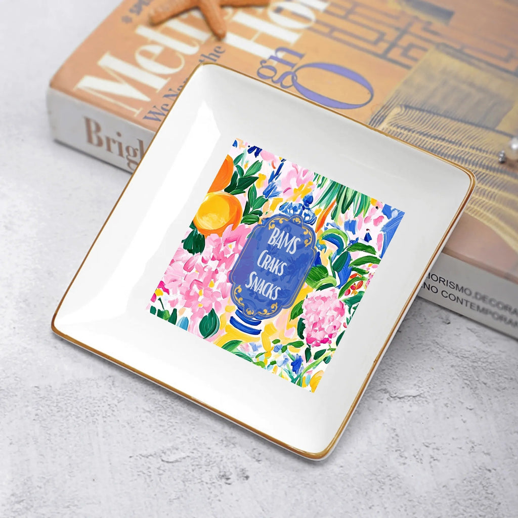 Mahjong Snack Table, Dessert, Appetizer Mahj Lover Hostess Tabletop Plates