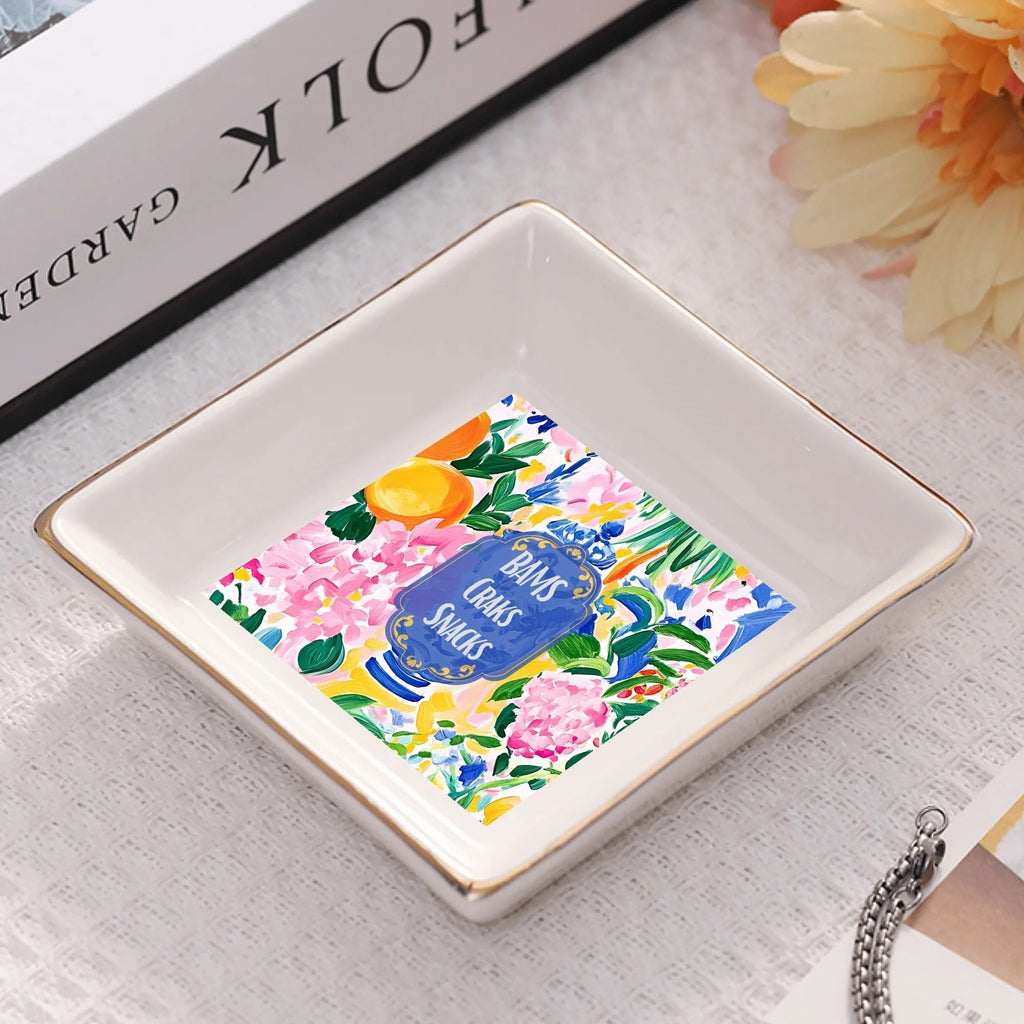 Mahjong Snack Table, Dessert, Appetizer Mahj Lover Hostess Tabletop Plates
