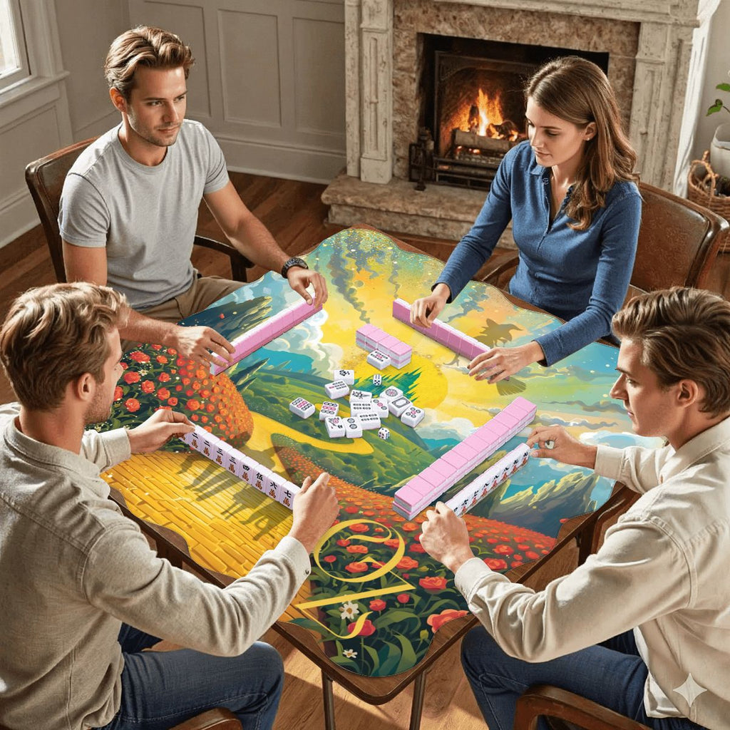 Wizard Of Oz Scalloped Mahjong Mat
