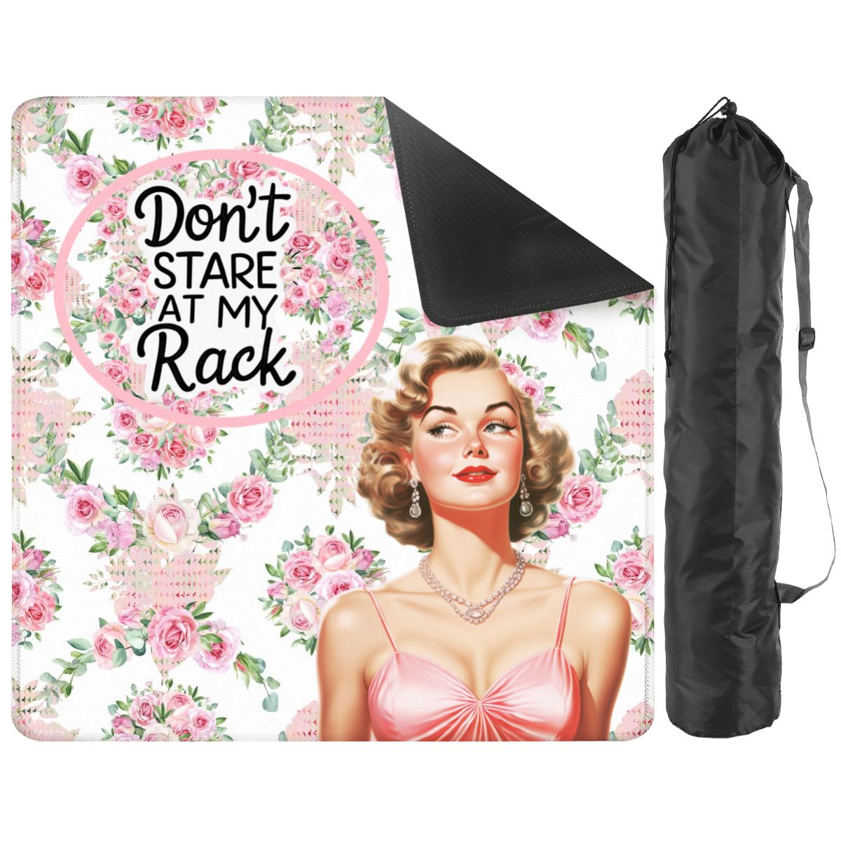 Funny Mahjong Mat, Don't Stare At My Rack