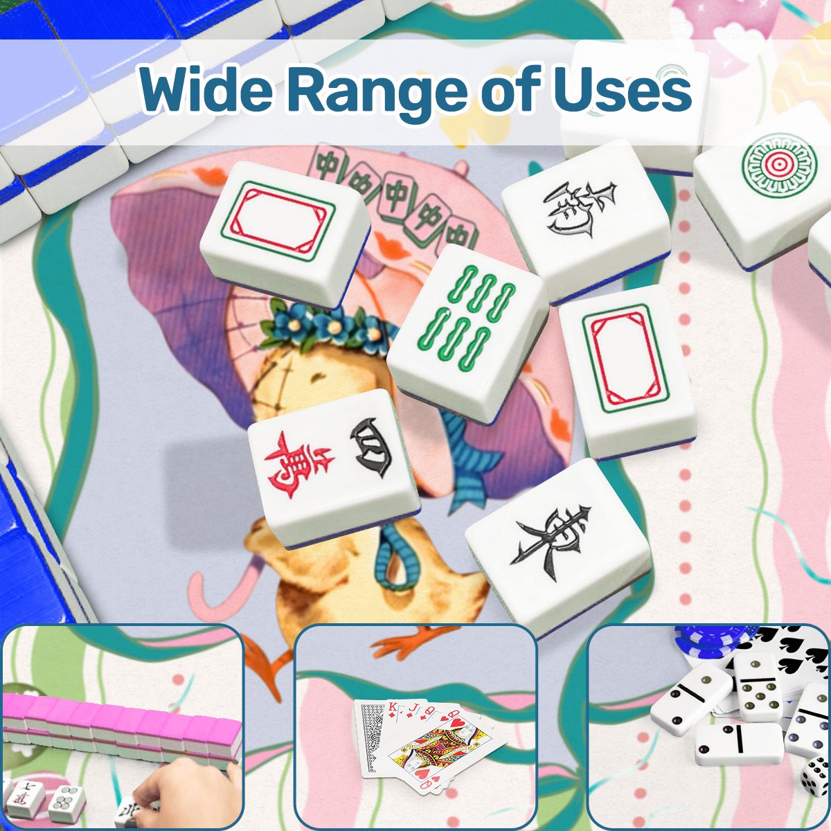Chic & Giggles Springtime Bliss Mahjong Mat