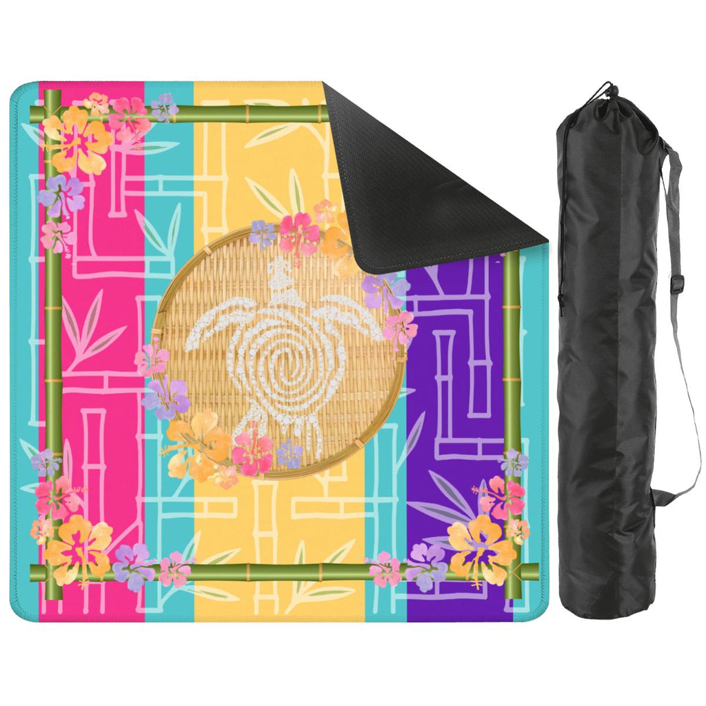 Flairing With Aloha Hawaii Mahjong Mat