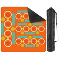 Palm Springs Orange Mahjong Mat