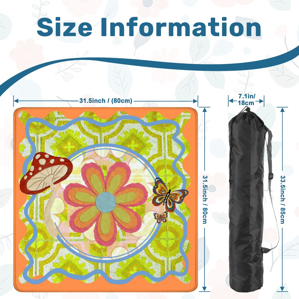 Granny’s Happy Shroom Zoom Mahjong Mat