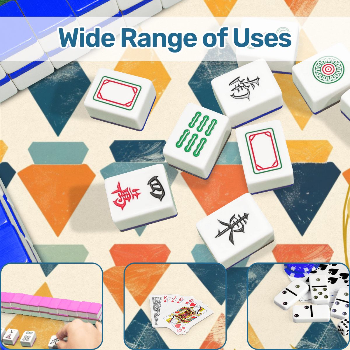 MODERN MAZAL Jewish Mahjong Mat