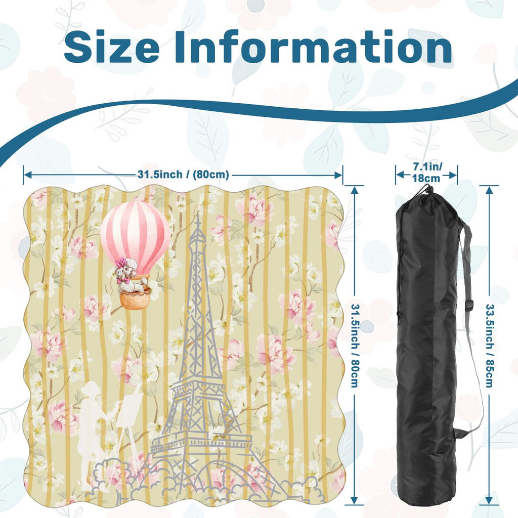 The French Connection Scalloped Mahjong Mat