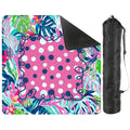 Preppy Pastel Polka Dot Mini Mahjong Mat