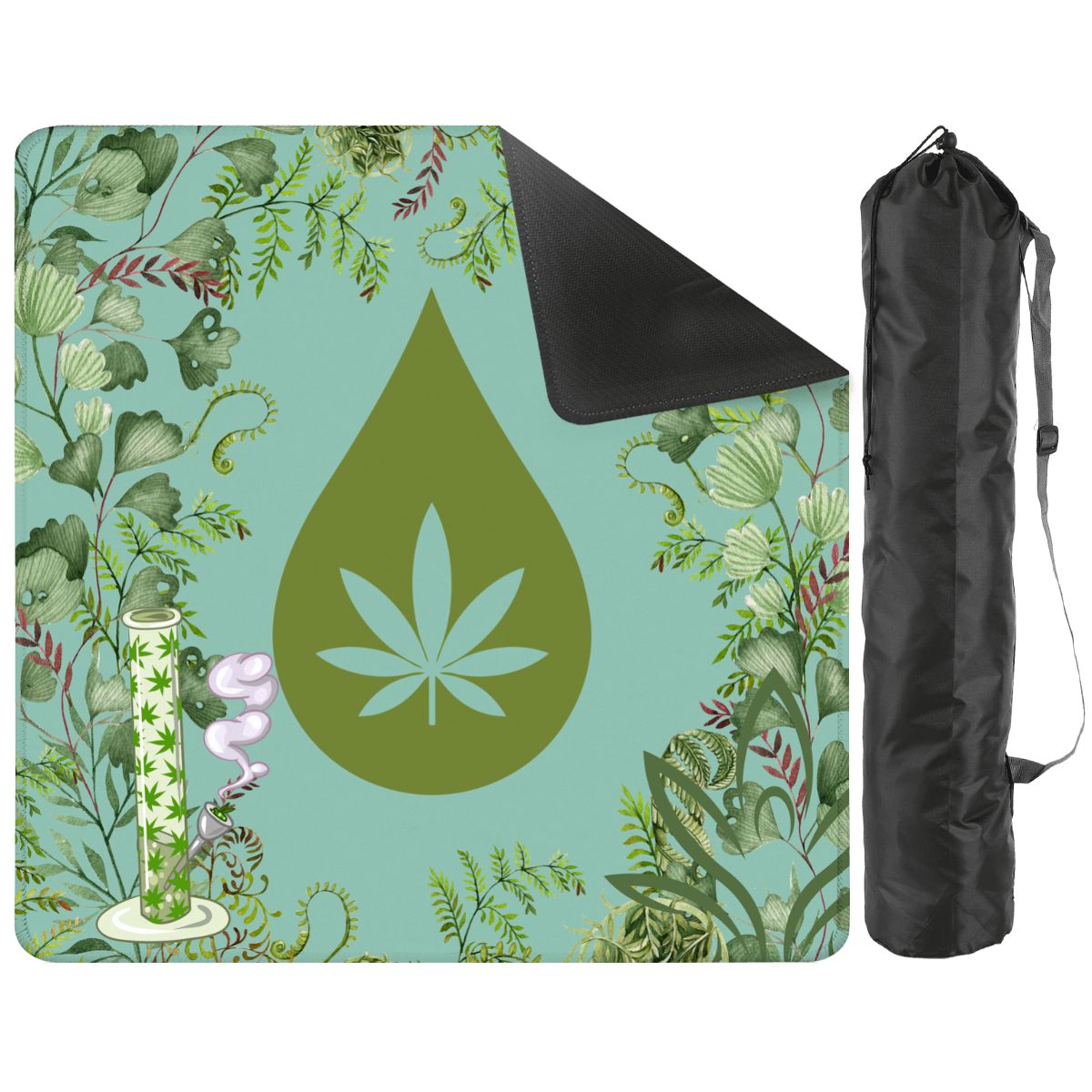 Kongs Bongs And Winds Cannabis Mahjong Mat
