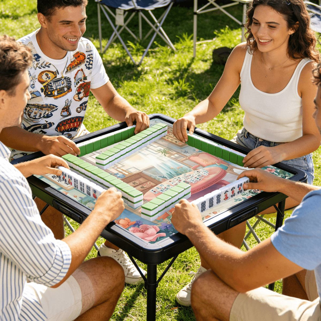 Modern Mahjong Tea Room Mini Mahjong Mat