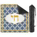 Chai Royale Jewish Designed Lucky Number 18 Mahjong Mat