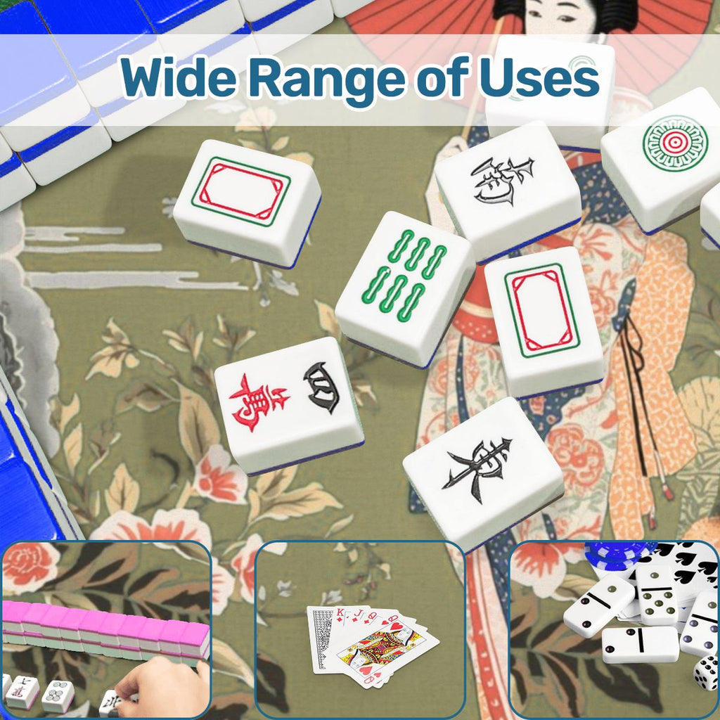 Japanese Floral Geisha Girl Mahjong Mat