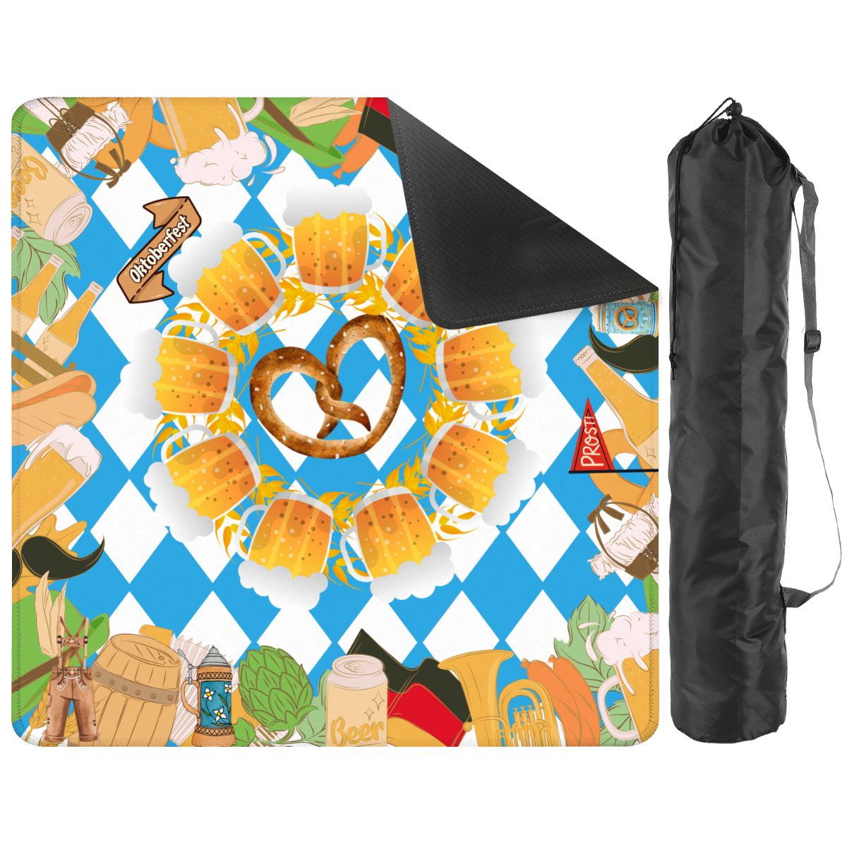 Pretzels, Pungs & Pilsner Oktoberfest Mahjong Mat