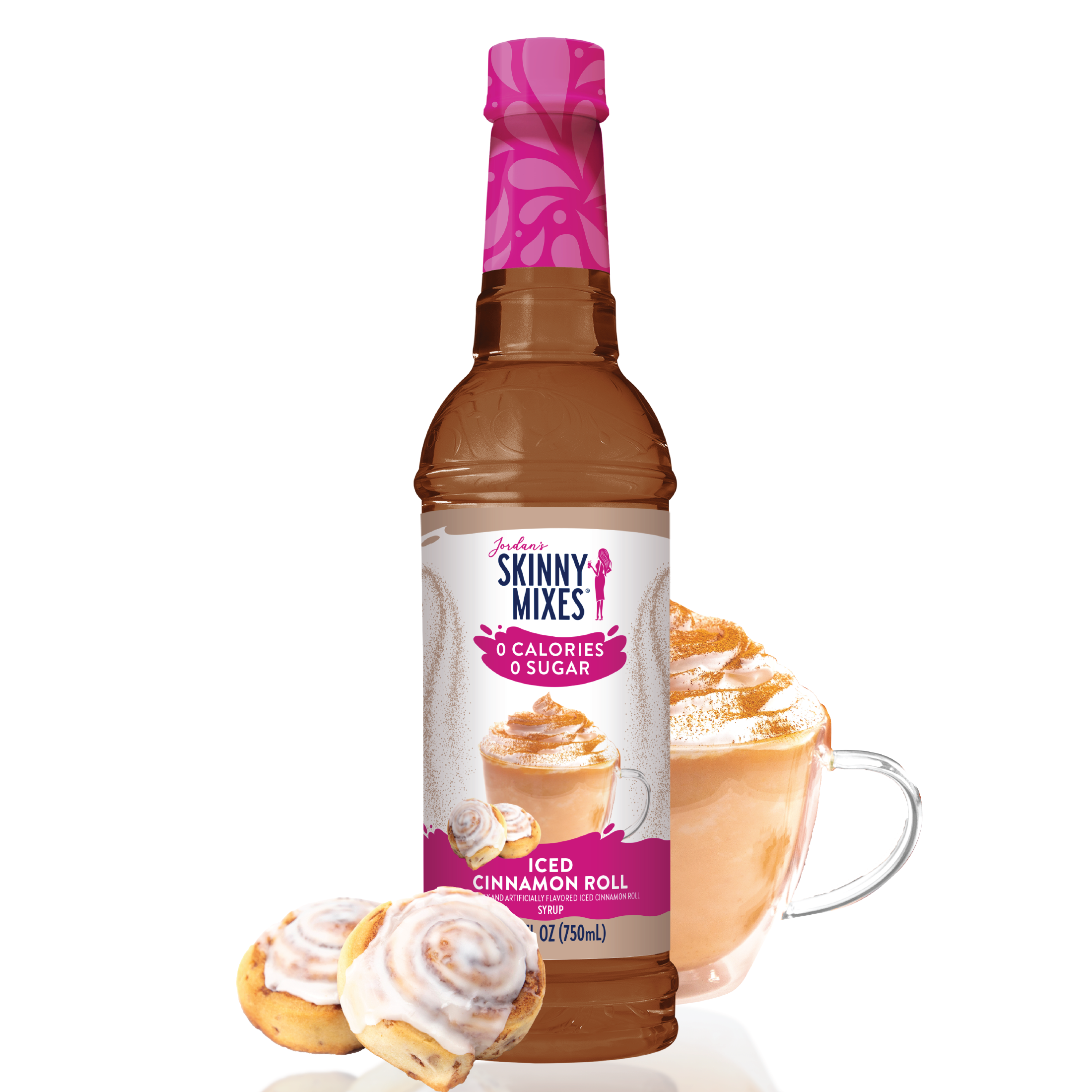 Jordan's Skinny Mixes - Sugar Free Iced Cinnamon Roll Syrup
