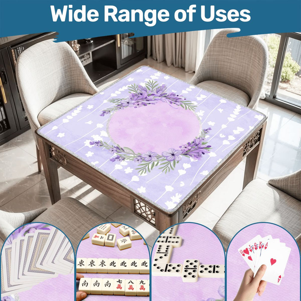 Lovely Lilac, Pale Pastel Purple Mahjong Mat