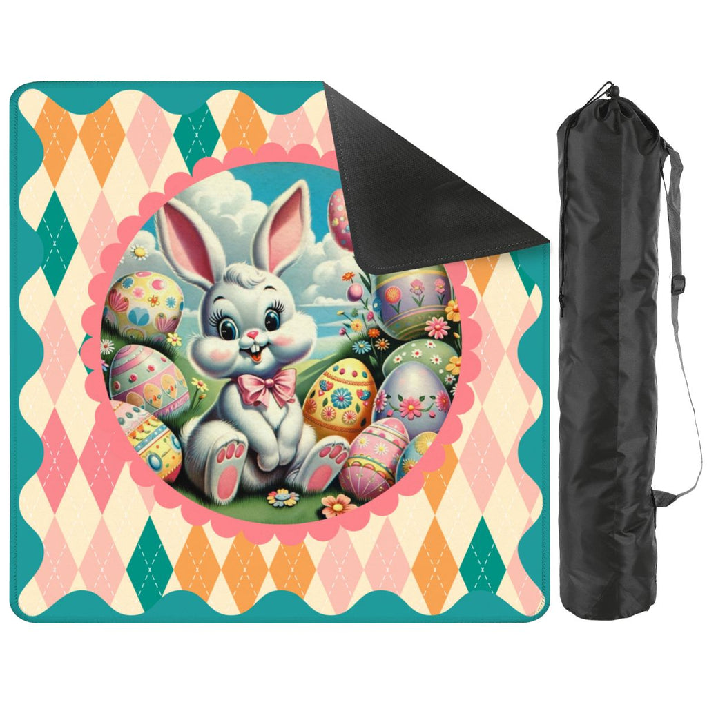 Hippity Hop Spring Bunny Mahjong Mat