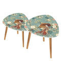 Asian Blossom Chinoiserie Modern Nesting Tables