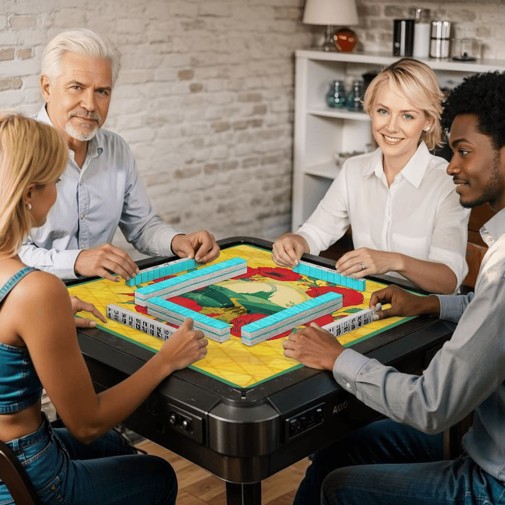 Follow The Yellow Brick Road Wizard Of Oz Mahjong Mat