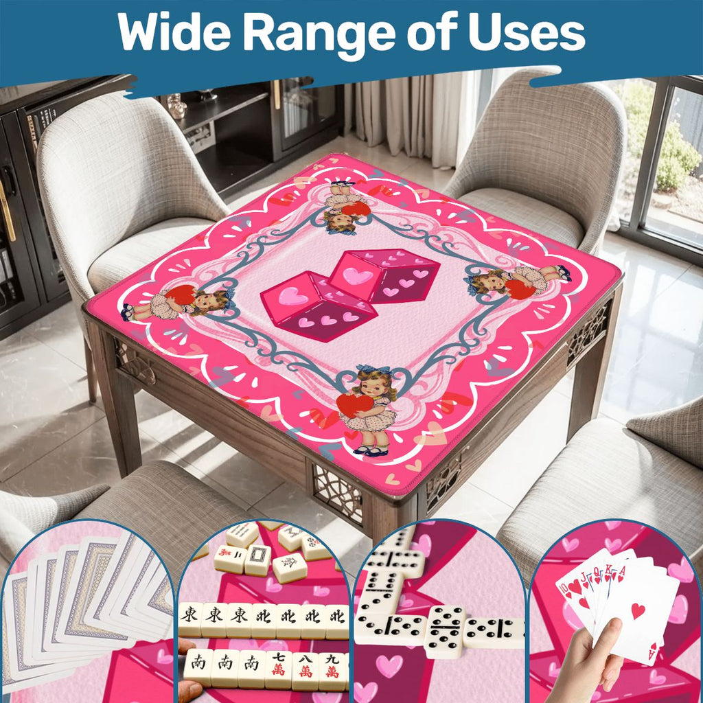 Nostalgic Vintage Valentine Mahjong Mat
