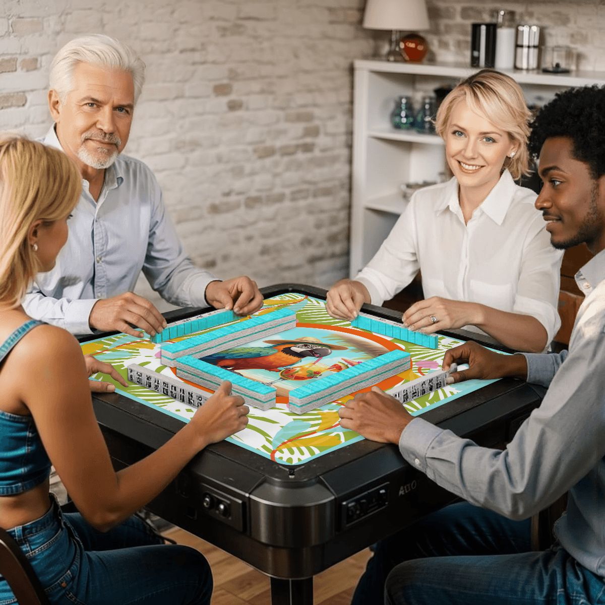 Toucan Tessa Tropical Fun Mahjong Mat