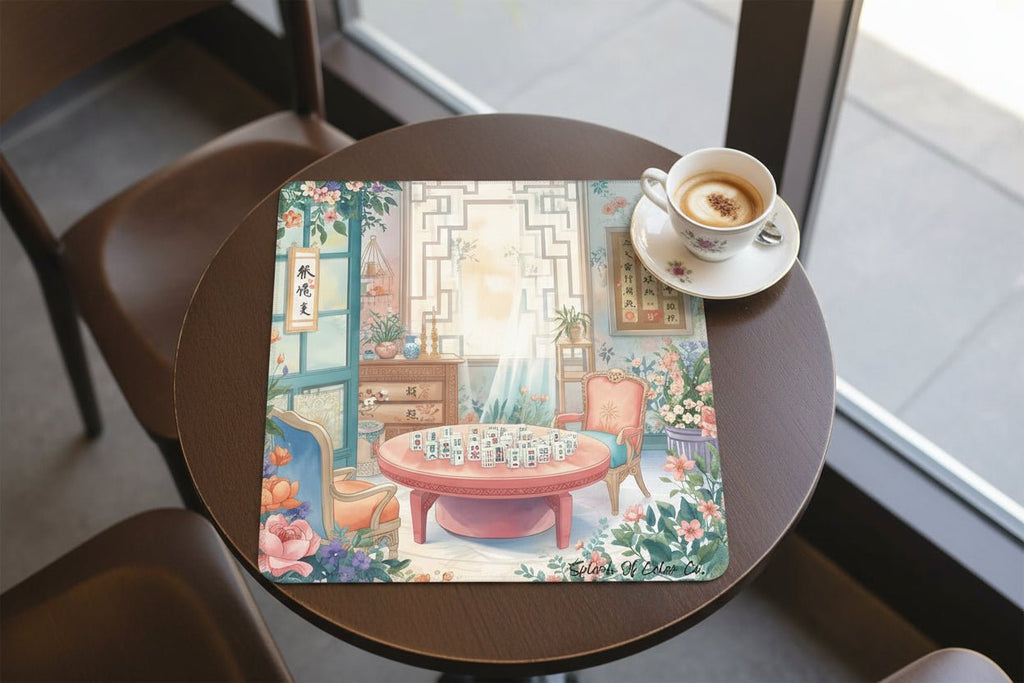 Modern Mahjong Tea Room Mini Mahjong Mat