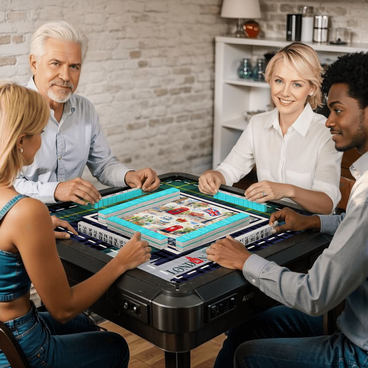 Streets of London Mahjong Mat