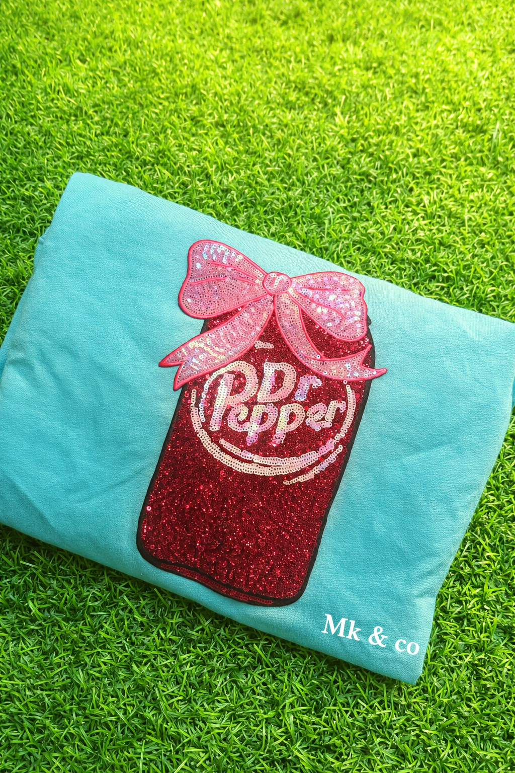 Dr Pepper Sequin Patch Sweatshirt