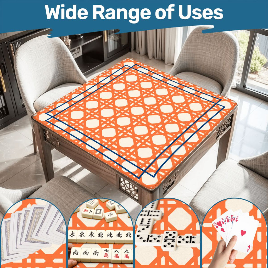 Cane Glow Minimalist Modern Mahjong Mat