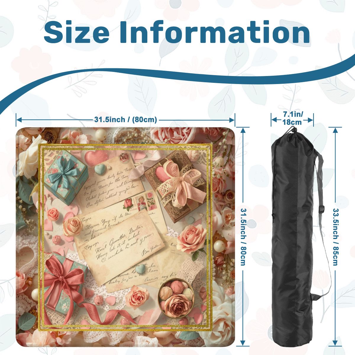 French Love Letter Victorian Mahjong Mat Lettre D'amour