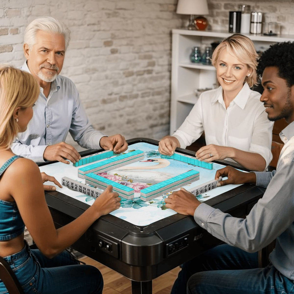 Sally Swan At Bay Mahjong Mat